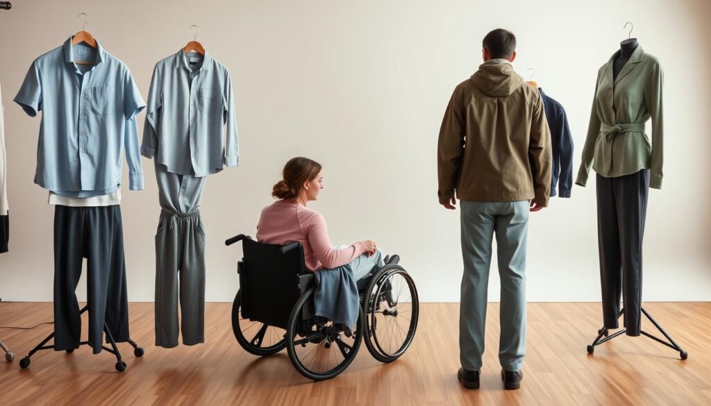 Adaptive clothing for disabilities