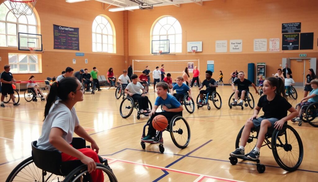 Adaptive sports in schools