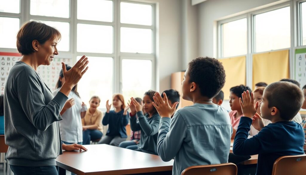 Bilingual education for deaf