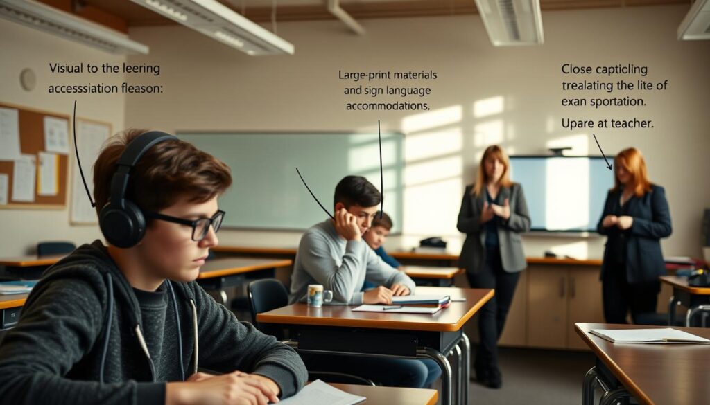 Exam accommodations for disabilities