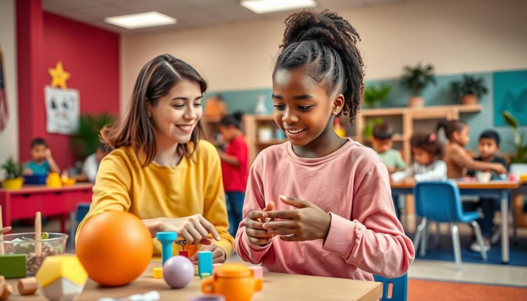 Multisensory teaching autism